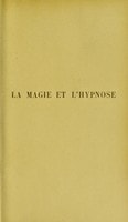 Cover of La magie et l'hypnose