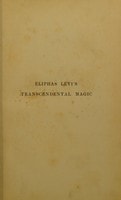 Cover of Transcendental magic