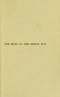 Cover of The book of the simple way of Laotze