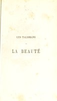 Cover of Les talismans de la bueauté