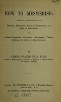 Cover of How to mesmerise
