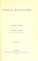 Cover of Animal magnetism