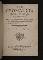 Cover of The geomancie