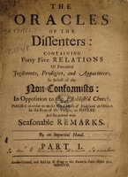 Cover of The oracles of the Disserters