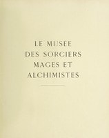 Cover of Le musée des sorciers