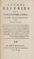 Cover of Autres reveries sur le magnétisme animal