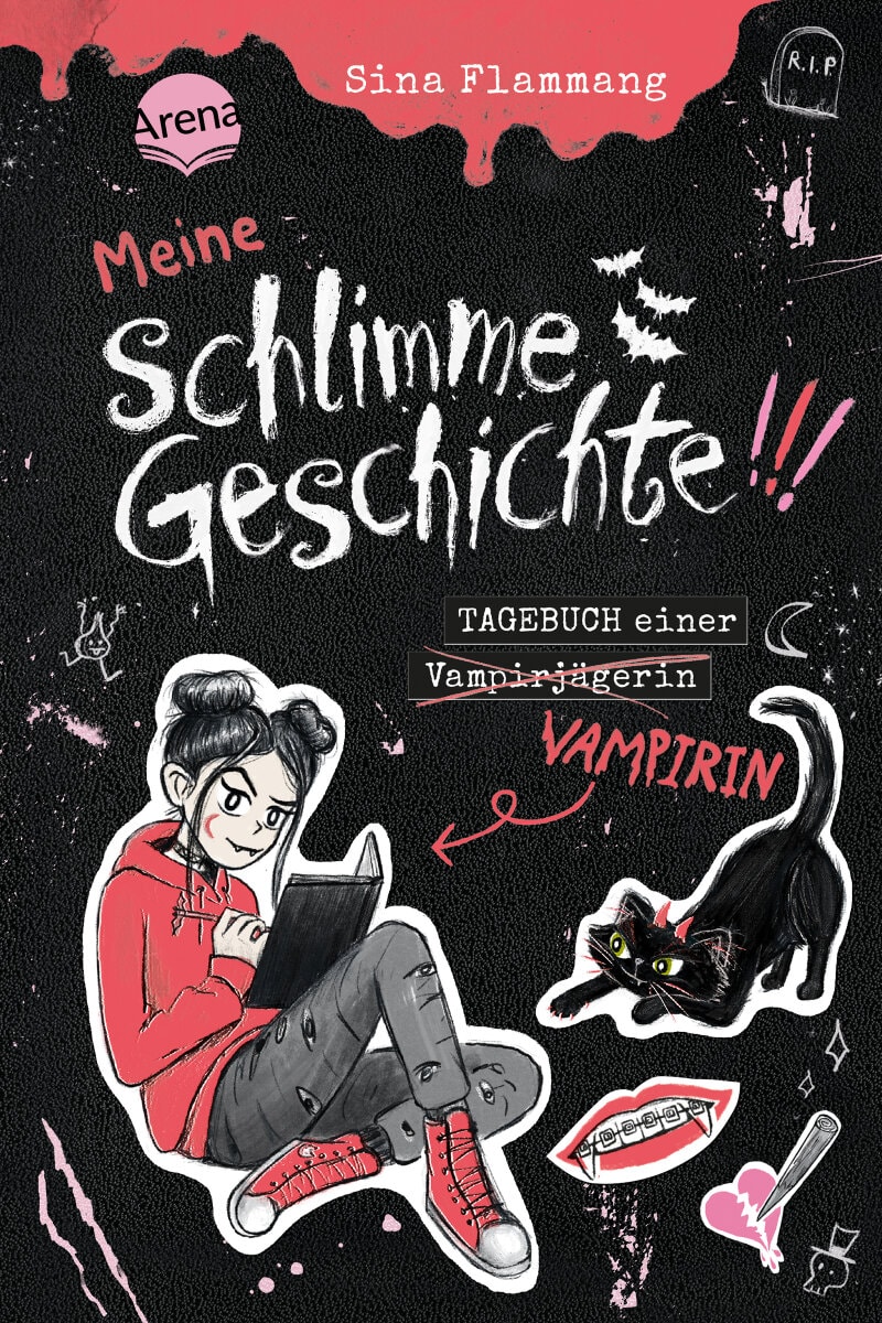 Cover of Meine schlimme Geschichte!!! - Tagebuch einer Vampirin