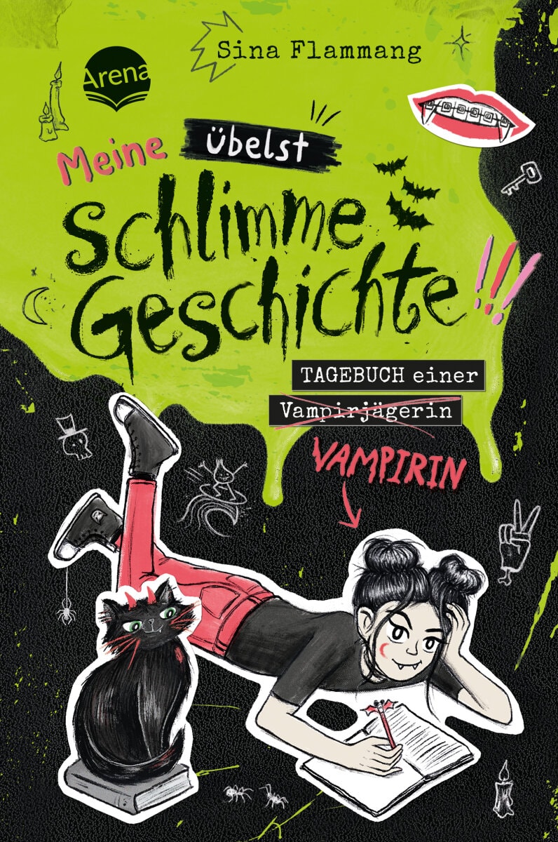 Cover of Meine übelst schlimme Geschichte!!! - Tagebuch einer Vampirin