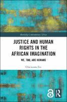 Cover of Justice and Human Rights in the African Imagination