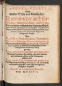 Cover of Aureum vellus oder Guldin Schatz und Kunstkammer: darinnen der aller fürnemisten ... Auctorum Schrifften und Bücher auss dem gar uralten Schatz der uberblibnen verborgnen ... Reliquien und Monumenten der Aegyptiorum, Arabum, Chaldaeorum & Assyriorum Königen und Weysen