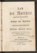 Cover of Lob der Narrheit