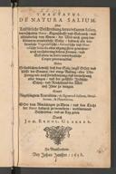 Cover of Tractatus de natura Salium oder aussfürliche Beschreibung deren bekanten Salien