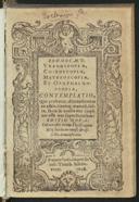 Cover of Rodolphi Goclenii uranoscopiae, chiroscopiae, metoposcopiae, et ophtalmoscopiae, contemplatio, qua probatur, divinationem ex astris, lineisque manuum, fronte, facie & oculis nec impiam esse nec superstitiosam