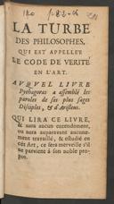 Cover of [Divers traitez de la philosophie naturelle]