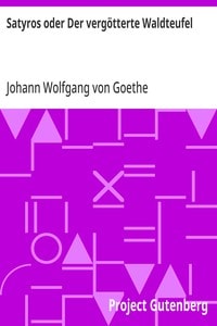 Cover of Satyros oder Der vergötterte Waldteufel