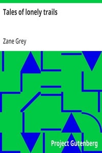 Cover of Tales of lonely trails