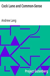Cover of Cock Lane and Common-Sense