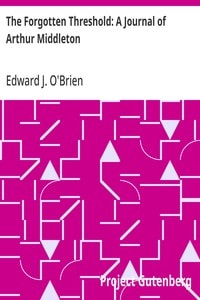Cover of The Forgotten Threshold: A Journal of Arthur Middleton