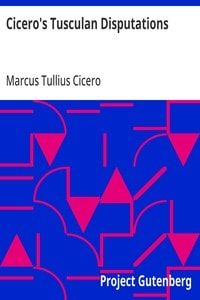 Cover of Cicero's Tusculan Disputations