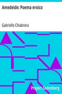 Cover of Amedeide: Poema eroico