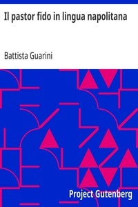 Cover of Il pastor fido in lingua napolitana
