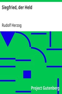 Cover of Siegfried, der Held
