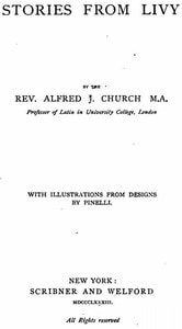 Cover of Stories from Livy