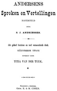 Cover of Andersens Sproken en vertellingen