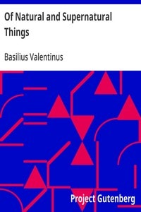 Cover of Of Natural and Supernatural Things