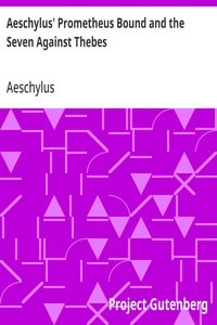 Cover of Aeschylus' Prometheus Bound and the Seven Against Thebes
