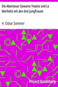 Cover of Die Abenteuer Gawains Ywains und Le Morholts mit den drei Jungfrauen