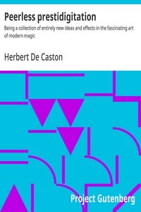 Cover of Peerless prestidigitation