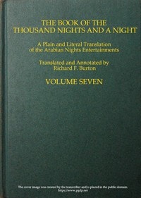 Cover of The Book of the Thousand Nights and a Night — Volume 07 (of 10)