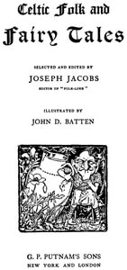 Cover of Celtic Folk and Fairy Tales