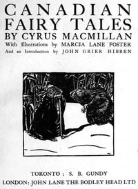 Cover of Canadian Fairy Tales