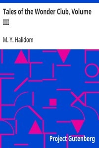 Cover of Tales of the Wonder Club, Volume III