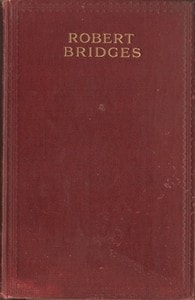 Cover of The Poetical Works of Robert Bridges, Excluding the Eight Dramas