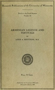Cover of Armenian legends and festivals