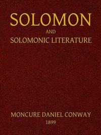 Cover of Solomon and Solomonic Literature