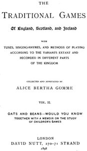 Cover of The Traditional Games of England, Scotland, and Ireland (Vol 2 of 2)