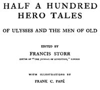 Cover of Half a Hundred Hero Tales of Ulysses and The Men of Old