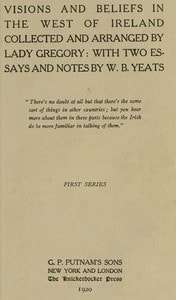 Cover of Visions and Beliefs in the West of Ireland, First Series