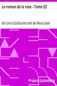 Cover of Le roman de la rose - Tome III