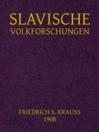 Cover of Slavische Volkforschungen
