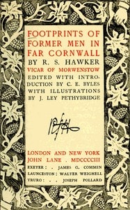 Cover of Footprints of Former Men in Far Cornwall
