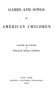Cover of Games and songs of American children