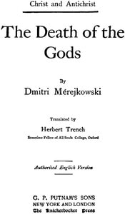 Cover of The Death of the Gods