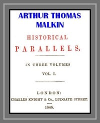 Cover of Historical Parallels, vol. 1 (of 3)