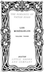 Cover of Les Misérables, v. 3/5: Marius