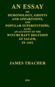Cover of An Essay on Demonology, Ghosts and Apparitions, and Popular Superstitions